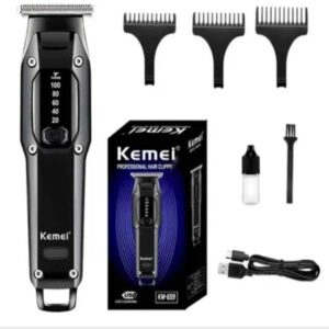 Led hair cutting kit - rechargeable 2 speeds cordless