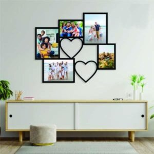 Family Portrait 3D Art Wall Hanging MDF Frame