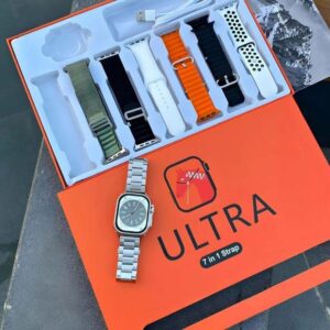 7 in 1 Ultra Smart Watch ⌚ With Rubber Straps