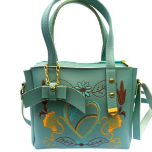 Women's Rexine Embroidered Hand Bag 👜
