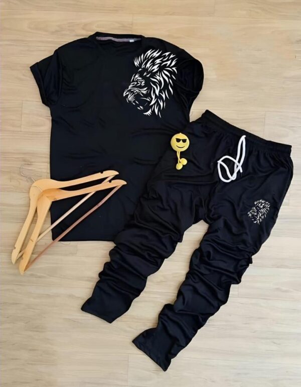 2 PCs men's lion 🦁 printed track suit