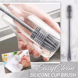 Silicone Bottle Cleaning Brush , pack of 3