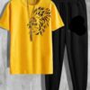 Men's micro polyester printed shirt and trouser - Image 2