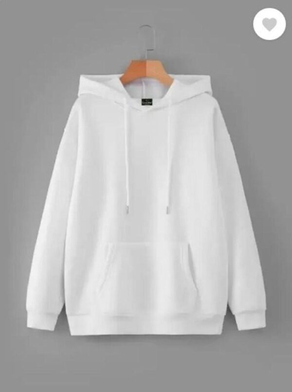 1 PC men's fleece plain hoodies