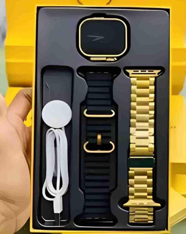 HK9 ultra golden smart watch full HD 49 mm