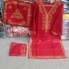 2 PCs women's stitched linen printed shirt and trouser - Image 4