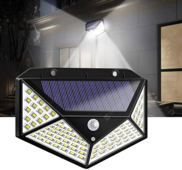 Solar Motion Sensor Outdoor Wall Light
