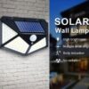 Solar Motion Sensor Outdoor Wall Light