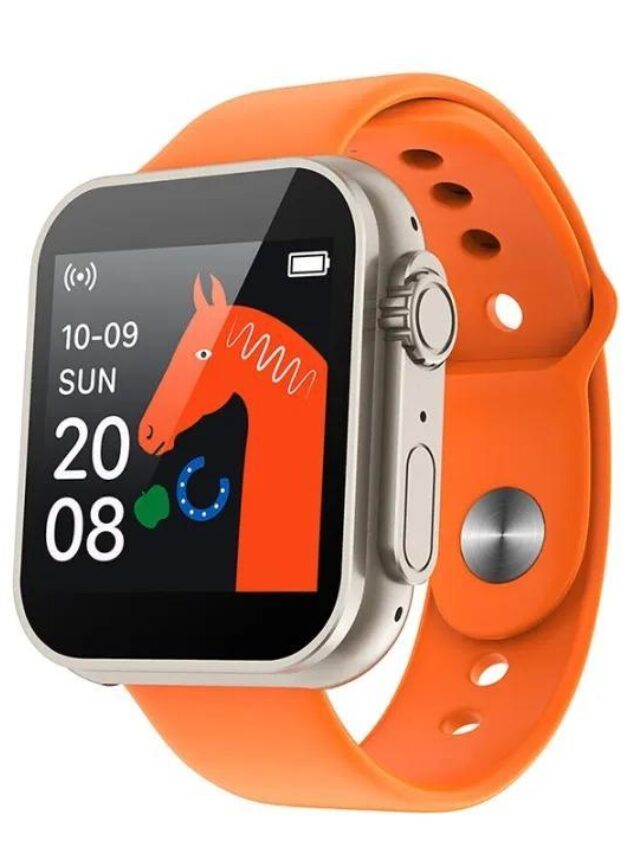 D30 ultra smart watch , orange 🍊 bracelet
