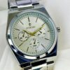 Men's water-resistant quartz watch with chain strap - Image 3