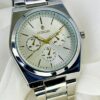Men's water-resistant quartz watch with chain strap - Image 2
