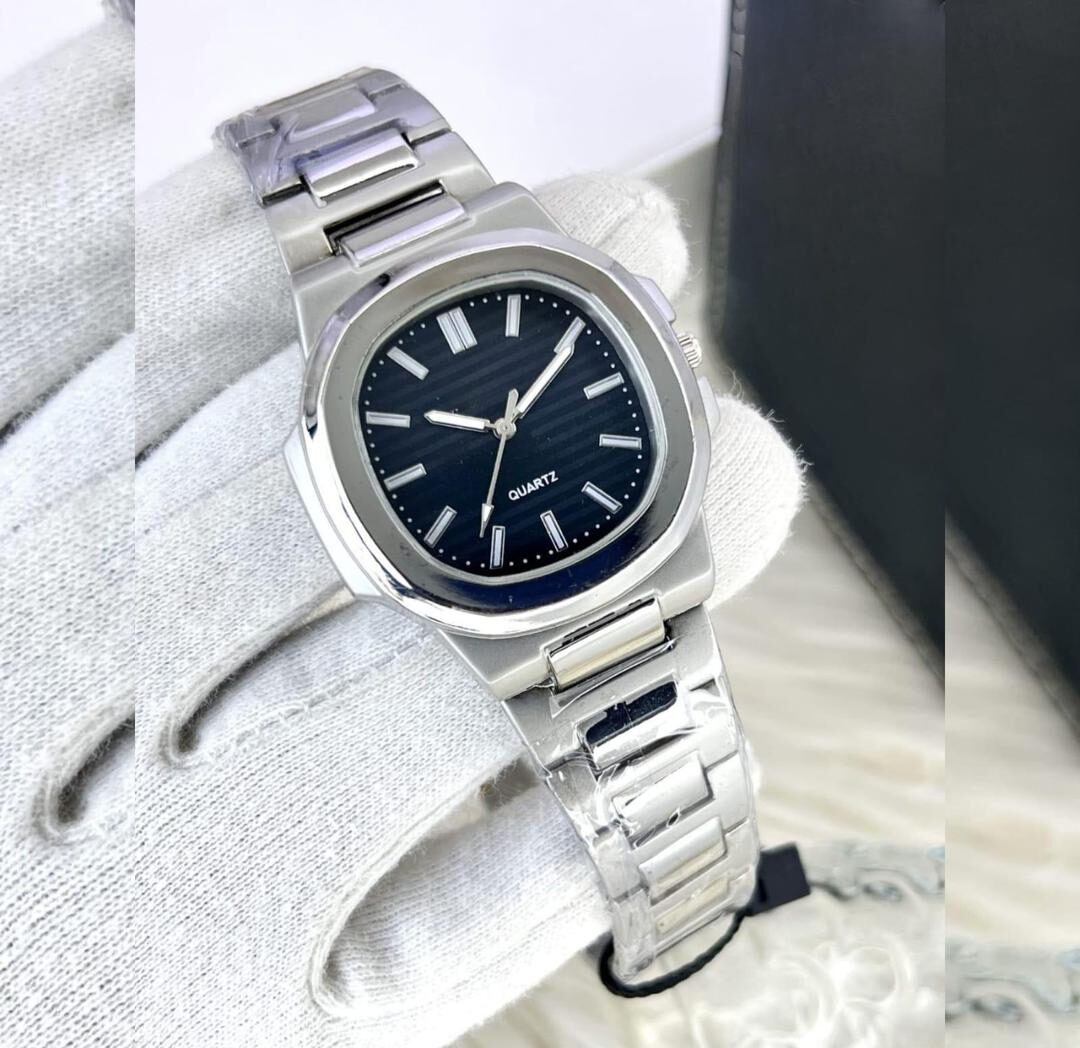 Men's Square Watch with Chain Strap - 1 Pc Quartz Movement and Water Resistant Design - Image 5