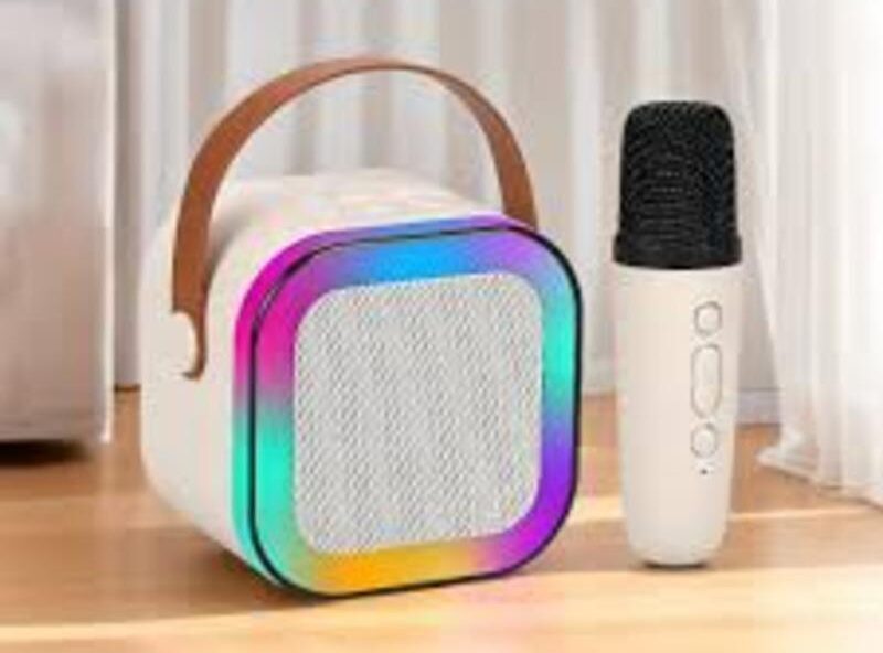 Stylish LED Wireless Speaker with Long-Lasting Battery - 1 Pcs