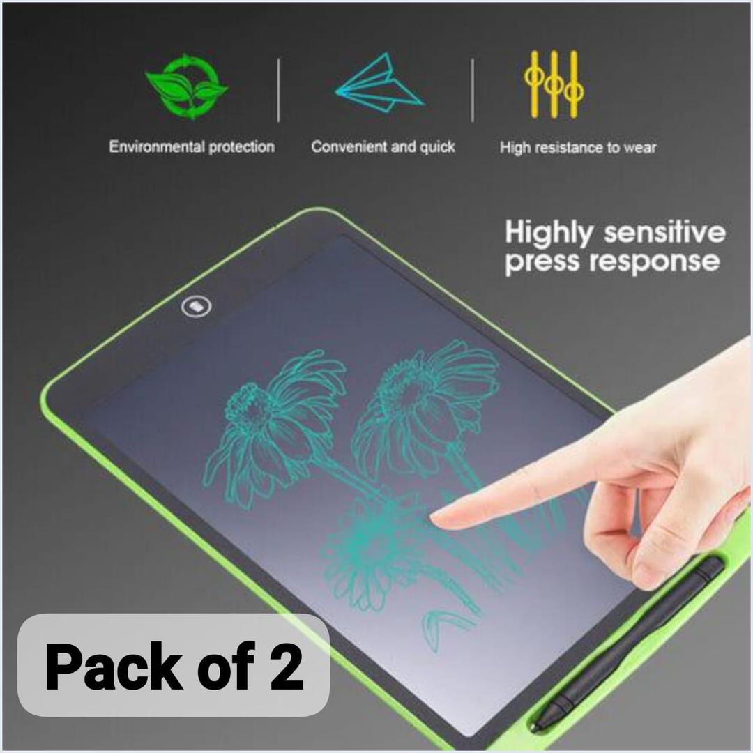 Creative Lcd Writing Tablet for Kids - 2 Pcs in Vibrant Colors - Image 3